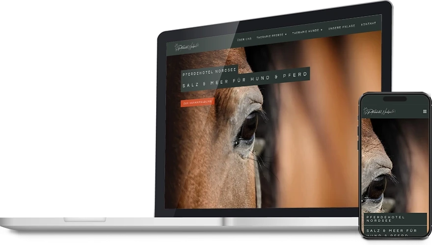 Zur Website vom Pferdehotel-Nordsee, öffnet sich in neuem Fenster
